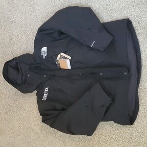 The North Face Black GTX Mountain Guide Insulated GORE-TEX Jacket.